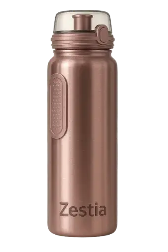 Gourde avec infuseur à fruits en acier inoxydable 500 ml - Rose